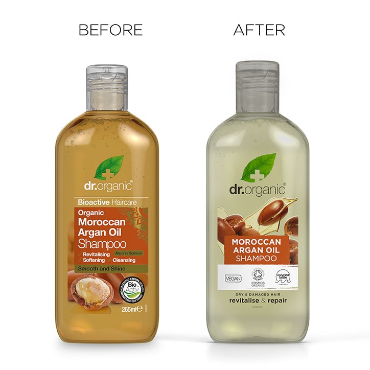 Dr Organic Σαμπουάν με Βιολογικό Έλαιο Argan 265ml